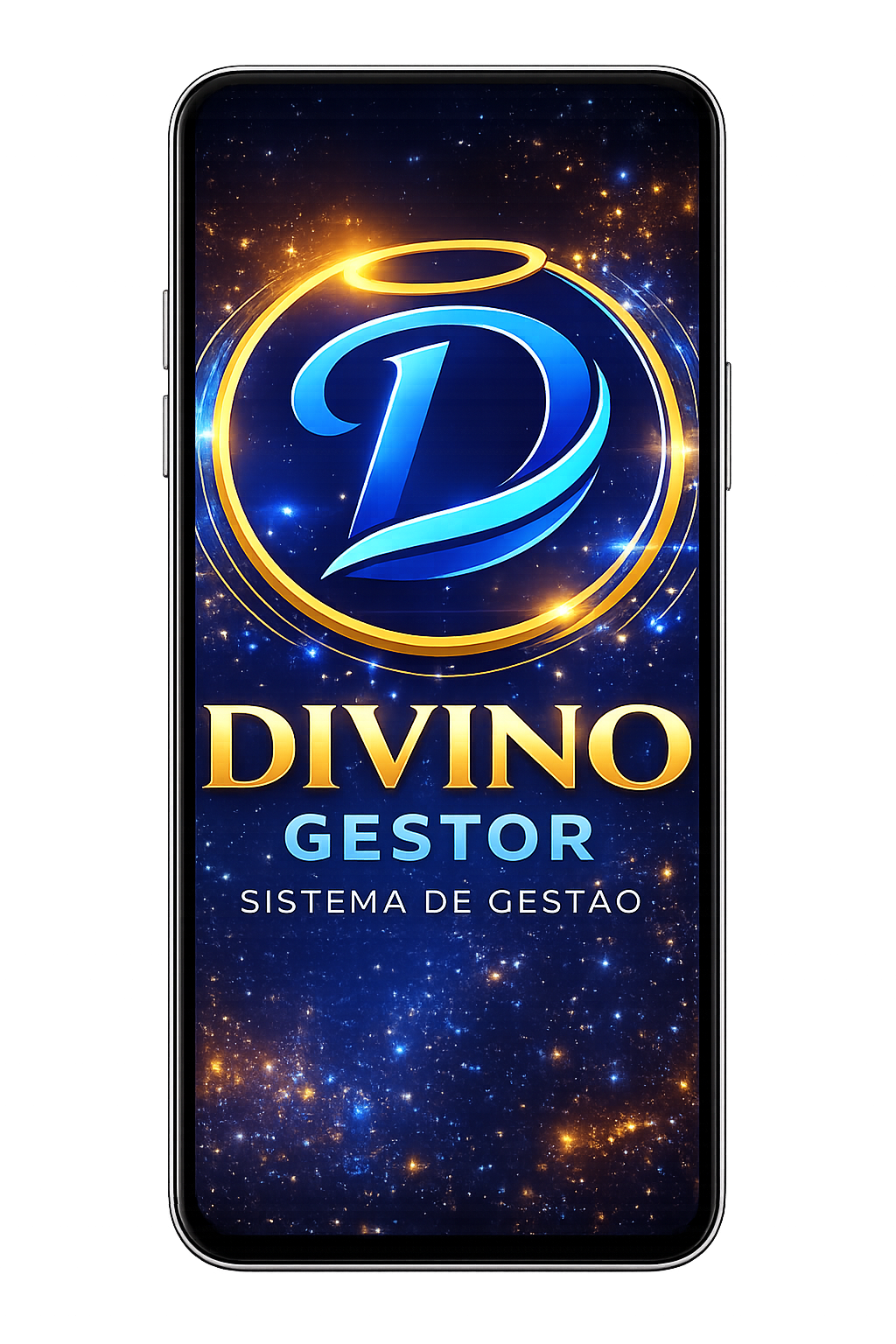 App Divino Gestor no celular